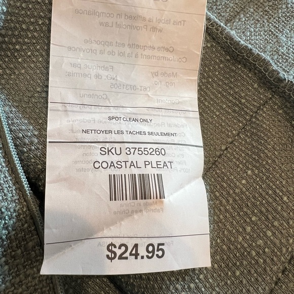 Pier 1 Pillow Case Cover With Button Accents Coastal Blue - Picture 5 of 10